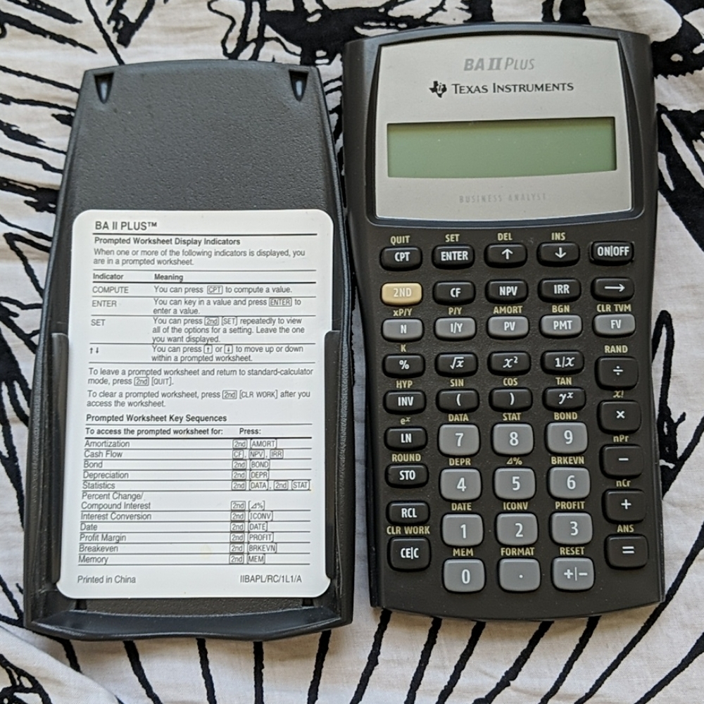 Texas Instruments BA II Plus Calculator - Picture 2 of 4